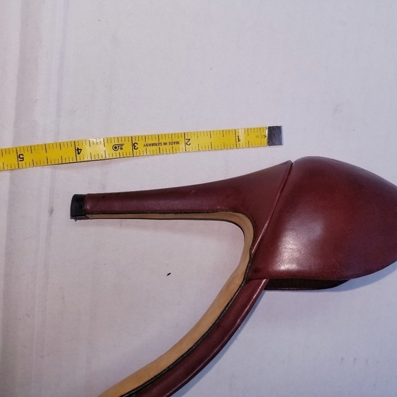 IRO | Burgundy Leather‎ Heel size 39 - Picture 2 of 8